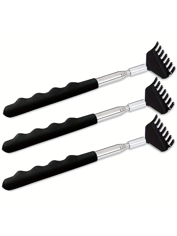 Teleskopischer Rückenkratzer, Edelstahl-Handmassagegerät, Unisex - Bild 7