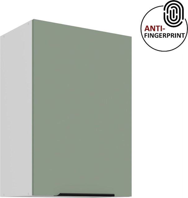 Küchen Hängeschrank ARIA Aquamarin matt mit Anti Fingerprint Effekt, Breite: 50 cm, Höhe: 72 cm - Bild 1