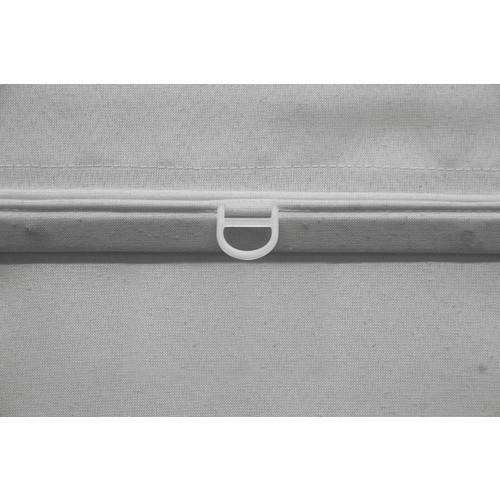 Gardinia EasyFix Rollo mit Dekor Stickerei, Silber, Breite: 120 cm, Höhe: 150 cm - Bild 2