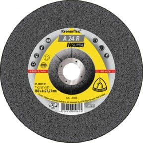 Klingspor A 24 R Schruppscheibe für Metall, Grau, Durchmesser: 180 mm, Breite: 4 mm, Bohrung: 22,23 mm - Bild 1