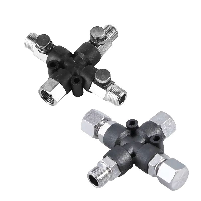 SAGUD 3-Wege-Airbrush-Adapter SD-403/404 Luftschlauch-Splitter als Mehrzweck-Anschlusswerkzeug für Luftkompressor-Zubehör - Bild 4