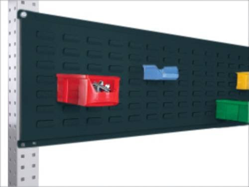 Manuflex ZB0072.7016 Werkzeug-Schlitzplatte für UNIVERSAL und PROFI in Anthrazit, Breite: 124,6 cm, Höhe: 35 cm - Bild 1