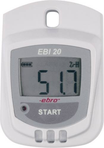 Ebro Multi-Datenlogger EBI 20-TH1 zur Messung von Luftfeuchtigkeit und Temperatur in Weiß - Bild 1