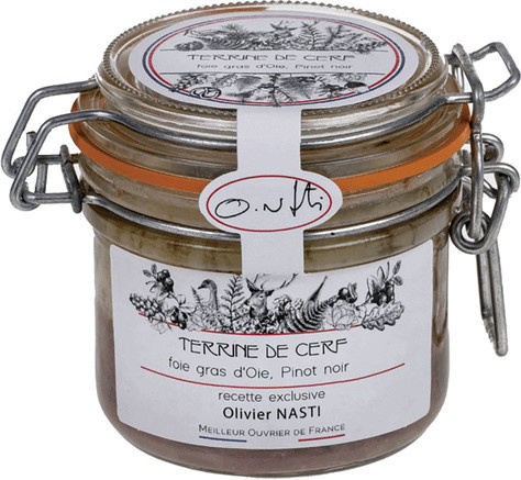 Maison Telme Hirschterrine mit Pinot Noir & Foie Gras 200 g - Bild 1