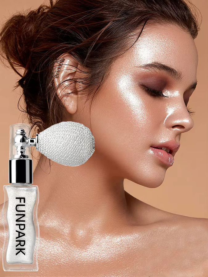FUNPARK Highlighter Puder, silberfarben, schimmernd - Bild 6