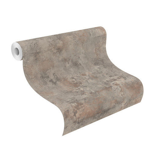 Selbstklebende Rasch Vliestapete Atlas in Betonoptik Grau Braun, B: 0,53 m x L: 6 m - Bild 2