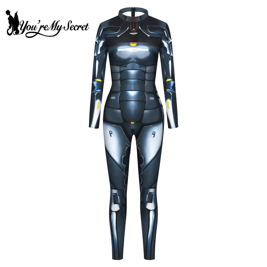 You're My Secret Grauer Roboter-Jumpsuit, Helden-Cosplay-Kostüm, Grau - Bild 2