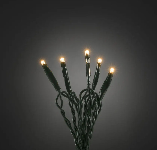 Konstsmide Micro LED-Lichterkette in Grün und Warmweiß, dimmbar - Bild 1