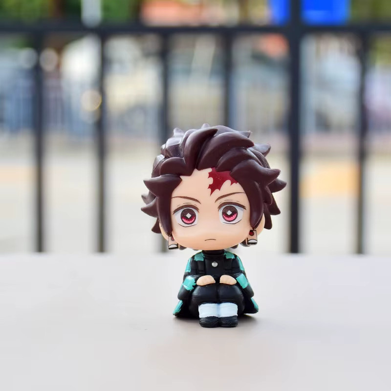 Bandai Demon Slayer Q-Version Spielzeugset, 8-teiliges Set, PVC-Figuren - Bild 2