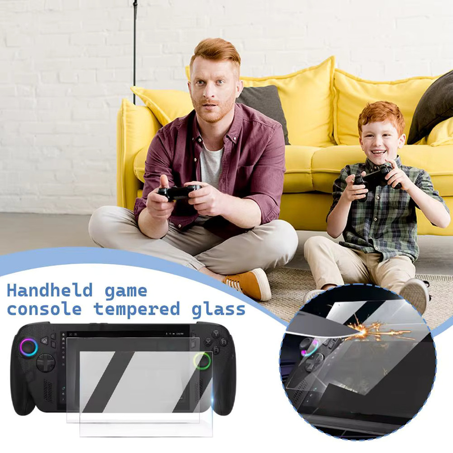 2 gehärtete Displayschutzfolien für Asus ROG Ally X, transparent, ultrahohe Härte und Anti-Fingerabdruck - Bild 3