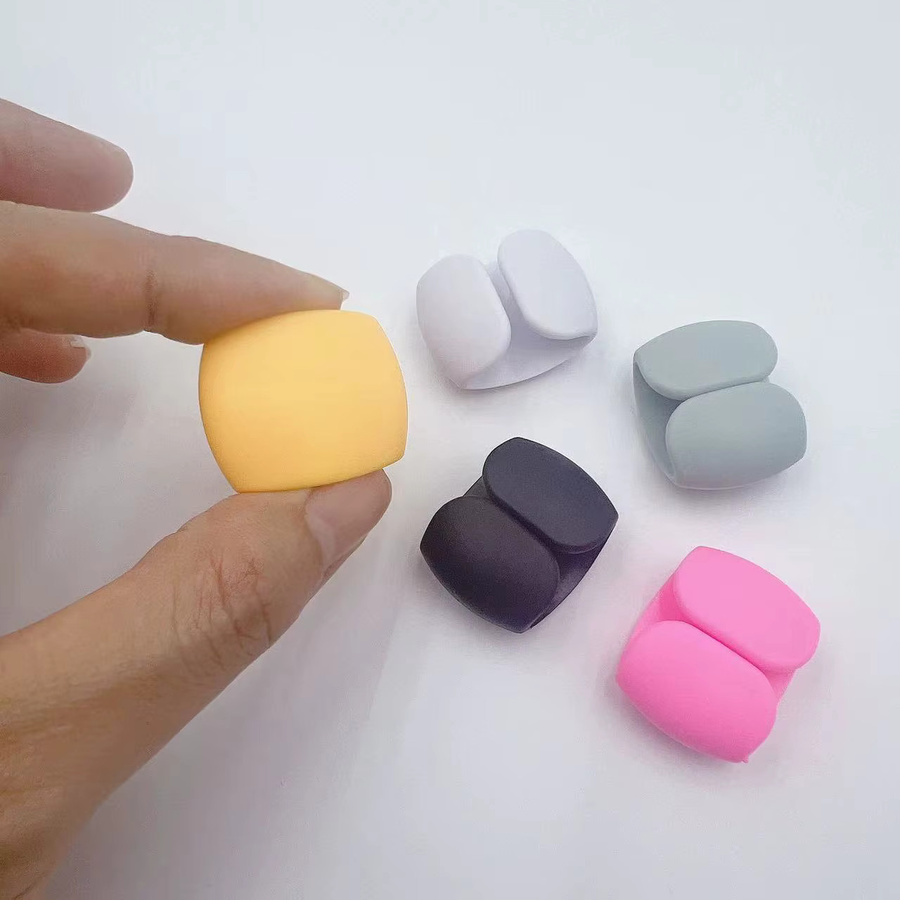 6er-Pack Chic Rain Desktop-Kabelmanager in Multicolour, selbstklebende Kabelclips und Kabelhalter für deinen Schreibtisch - Bild 2