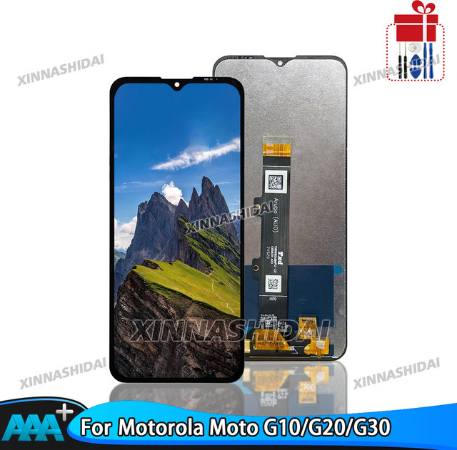 Motorola Moto G10 G20 G30 LCD-Display Ersatz mit Touchscreen-Digitizer in Schwarz - Bild 1