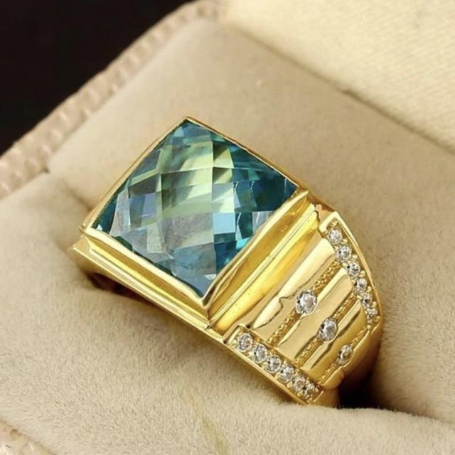 Meimeier Herrenring-Kombinationsset, Gold, Zirkonia, Herren - Bild 1