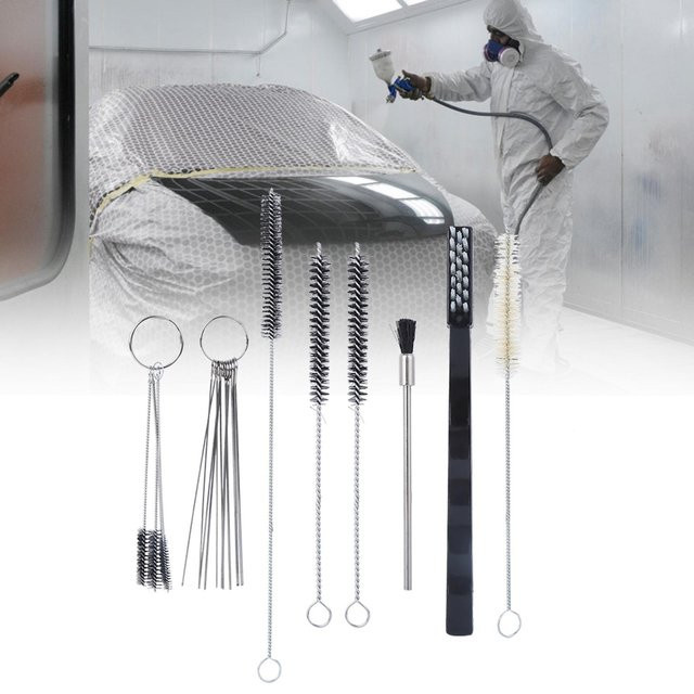 TOMTOP 21-teiliges Reinigungsset für Airbrush-Sprühwerkzeuge in Weiß - Bild 1