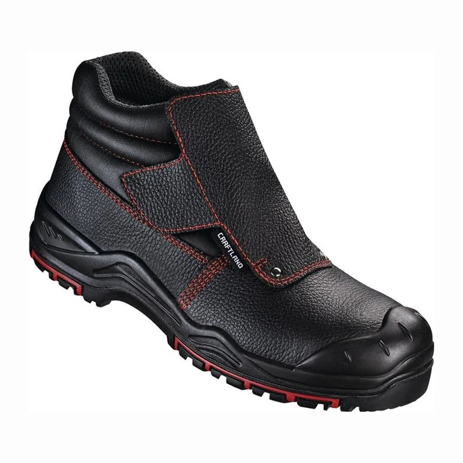 CRAFTLAND Schweißerstiefel Eisenach aus Leder in Schwarz, Größe 42, Schutzklasse S3 nach EN ISO 20345 - Bild 2