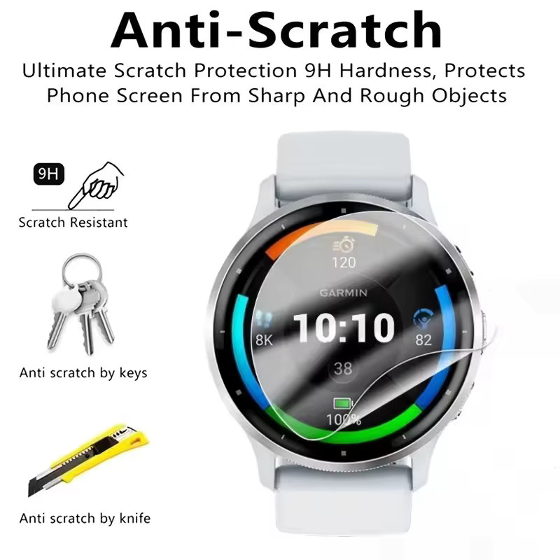 Garmin Uhren-Hydrogel-Folie, TPU, transparent, Unisex - Bild 3