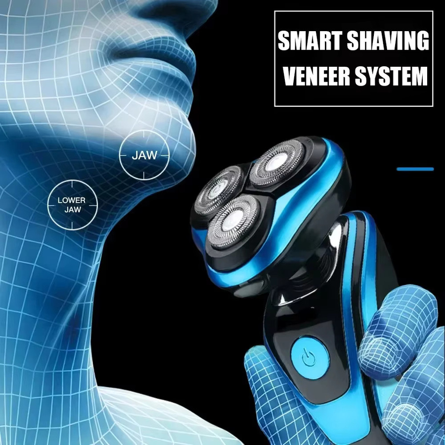XMSJ Elektrischer Rasierer 3-in-1, Herren, Waschbar, USB-Aufladbar - Bild 5