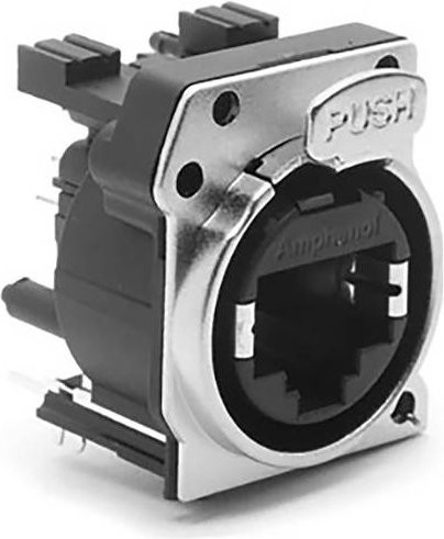 Amphenol RJX8FB3VB Connector in Schwarz - Bild 1
