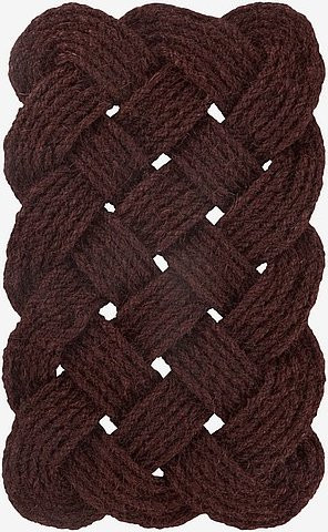 Jotex Fußmatte KNOT in Braun aus Jute und Polyester im modernen Design - Bild 1