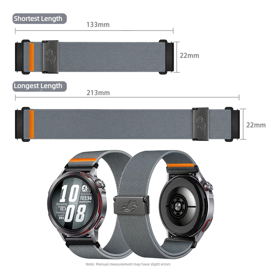 Nylonarmband, Textil/NATO, Schwarz, Unisex - Bild 2