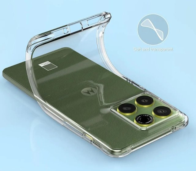 Stoßfeste Kameraschutz-Hülle aus weichem TPU für Motorola G15 G17 G05 E15 G75 G35 G55 G85 G24 G54 G84 G04 G04S G34 G45, Transparent - Bild 1