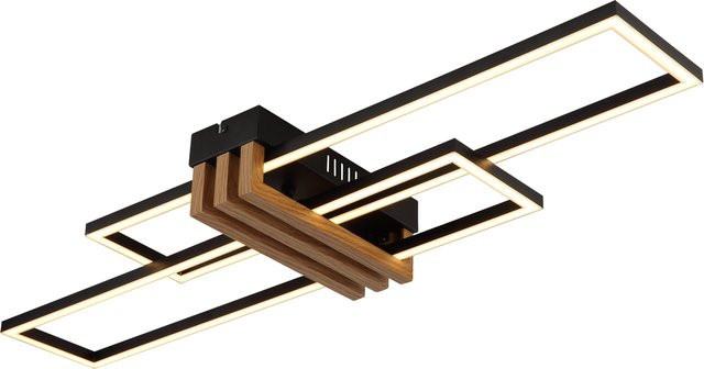Deckenleuchte DAKARI I von Globo Lighting in Schwarz, Braun und Multicolour mit LED in Warmweiß - Bild 1