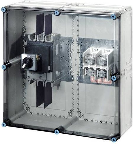 Hensel Mi 7836 Verteilungskasten aus Kunststoff in Grau, Wandmontage, B: 60,0 cm, H: 60,0 cm, T: 34,7 cm - Bild 1