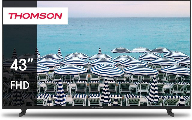 Thomson 43FD2S13 LCD-TV mit LED-Technik in Schwarz, 109 cm (43 Zoll), Full HD, DVB-T2/DVB-C/DVB-S2, HDMI und USB-A - Bild 1