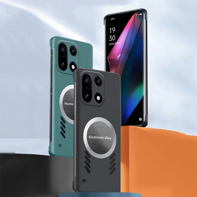 Magnetische OnePlus Handyhülle mit rahmenloser Wärmeableitung und Kühlfunktion in Orange - Bild 4