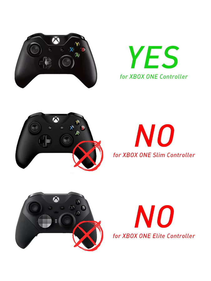 Data Frog Silikonhülle für Xbox One Controller mit Daumengriff in Schwarz oder Rot - Bild 3