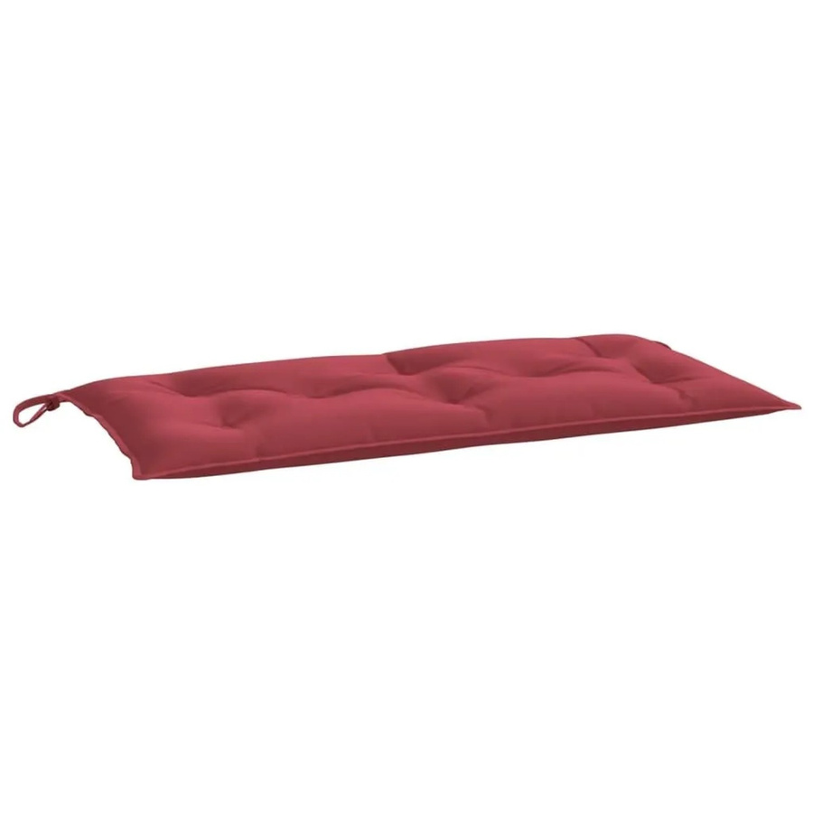 vidaXL Gartenbank-Auflage Weinrot aus Oxford-Gewebe, B/T/H: 100 x 50 x 7 cm - Bild 2