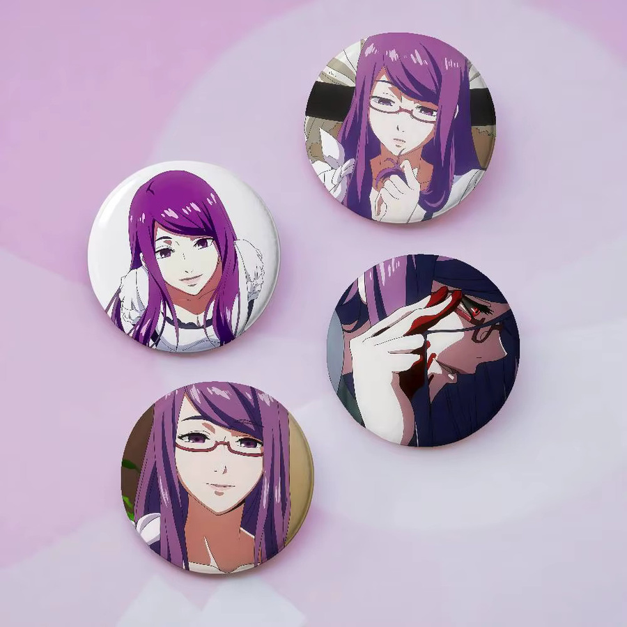 KAYOU Brosche, Anime R-Rize K-Kamishiros, rund, Unisex - Bild 2