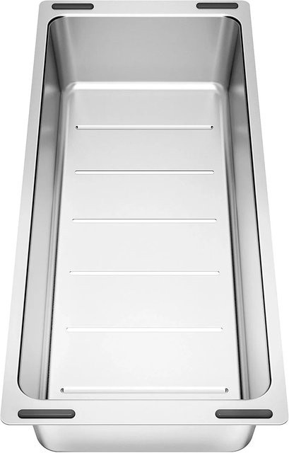 Blanco Abtropfschale aus Edelstahl in Silber B: 43,5 cm, T: 17,4 cm - Bild 1