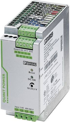 Phoenix Contact Hutschienen-Netzteil 2866705, 24 V/DC, 10 A, 240 W, grau - Bild 1