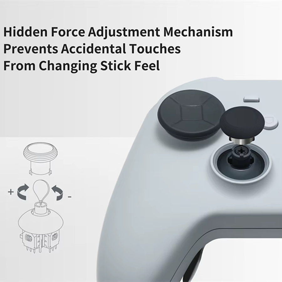 GuliKit Gamepad TT Max Pro Kabelloser Controller mit TMR-Joysticks und Triggern in Weiß für Nintendo Switch, Windows, Android und iOS - Bild 1