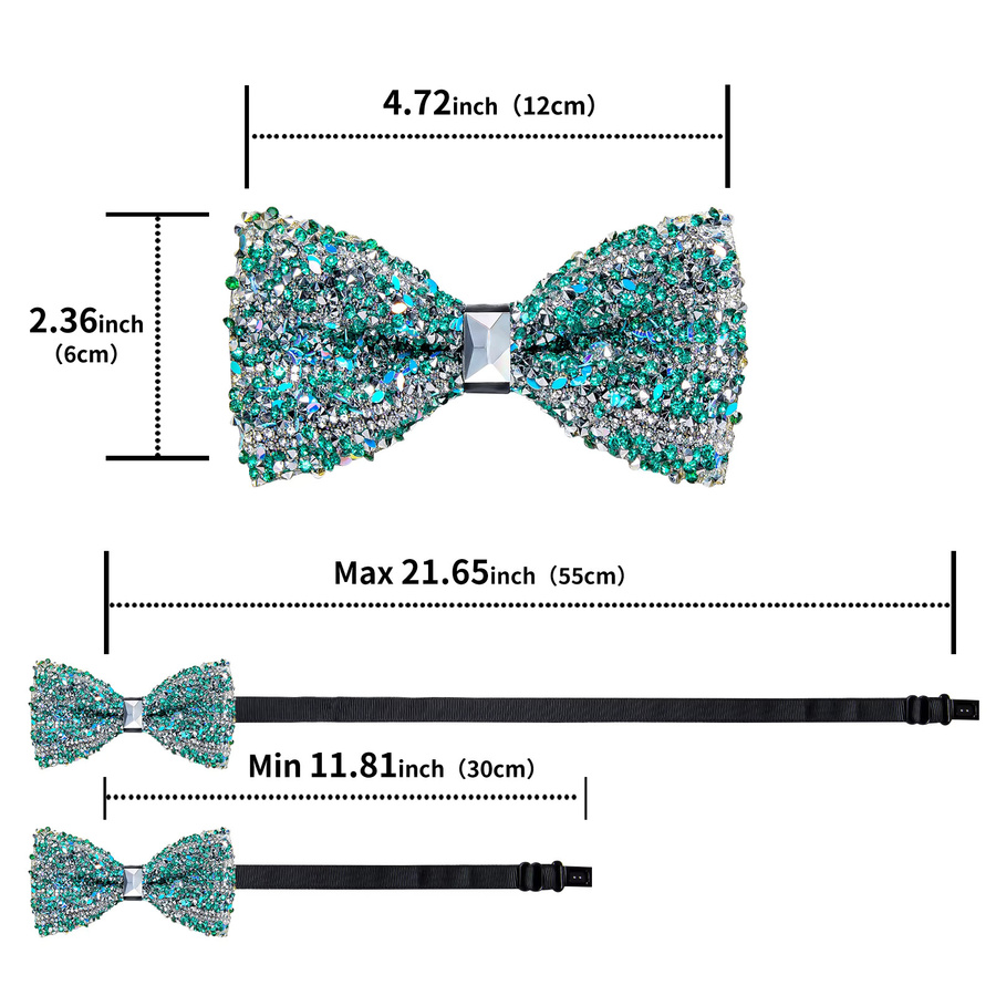 DiBanGu Bowtie, Pailletten, Herren - Bild 6