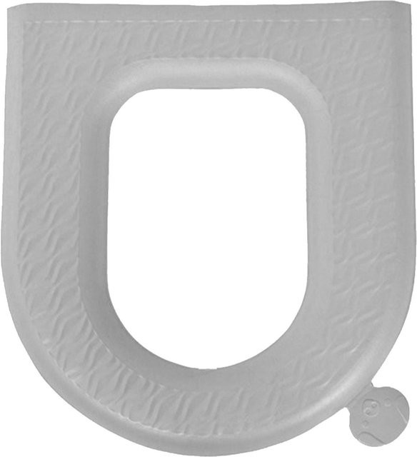 TOMTOP JMS Toilettensitzbezug aus wasserdichtem EVA in Grau mit Griff, verdicktes Komfort-Pad, schnelltrocknend - Bild 1