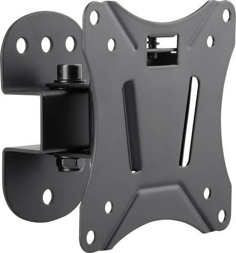 SpeaKa Professional Monitor-Wandhalterung SP-6012040 für 1 Display, 33,0 cm bis 68,6 cm, Schwarz, neigbar und schwenkbar - Bild 1
