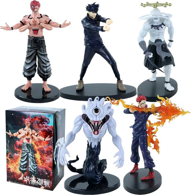 Bandai Jujutsu Kaisen Itadori Yuji Actionfiguren, 5-teiliges Set - Bild 1