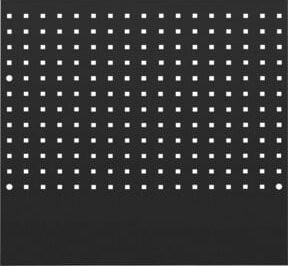 Kraftwerk Mobilio Pro Lochwand klein für Oberschrank aus Stahl in Schwarz - Bild 1