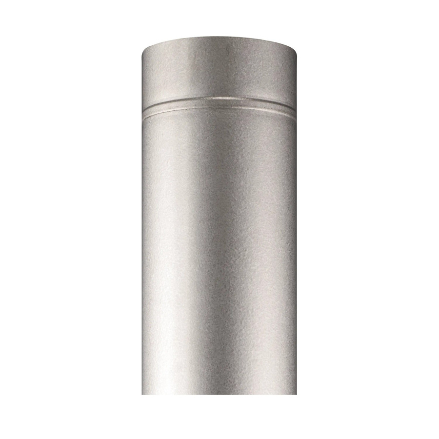 Firefix Rauchrohr aus Stahl in Silber, Durchmesser: 12 cm, Länge: 25 cm - Bild 2