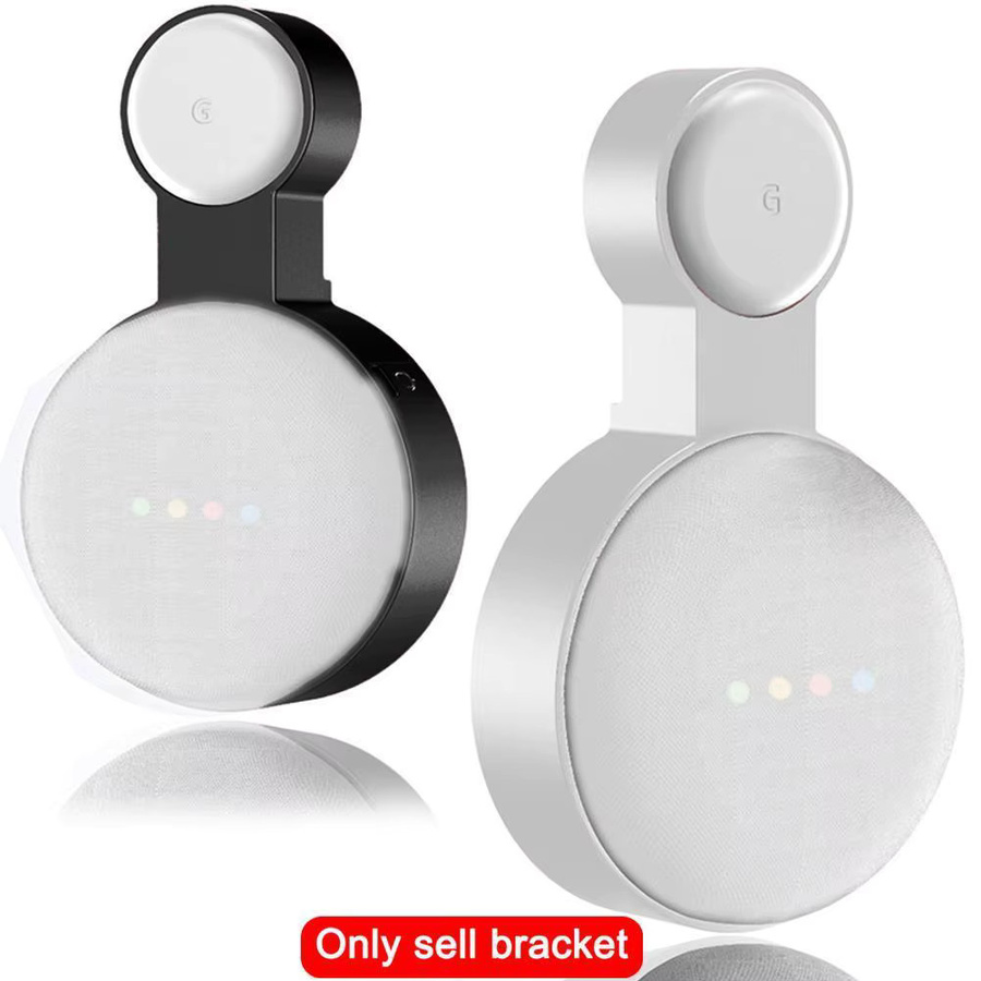 Mini-Wandhalterung für Google Nest und Home Mini der 1. und 2. Generation in Weiß mit Kabelmanagement - Bild 2