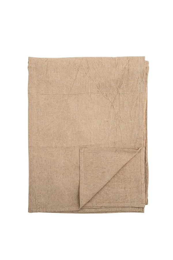 Bloomingville Tischdecke Terni aus Leinen in Beige, B/B: 150 x 200 cm - Bild 1