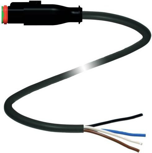 Pepperl+Fuchs 70116660 Sensor-Aktor-Steckverbinder konfektioniert, 4-polig, schwarz, Länge: 10 m - Bild 1