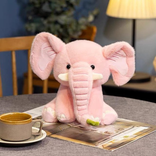 Joyful toys Benny Baby Elefant Plüschtier, Schlafkissen, Puppe, pink - Bild 1