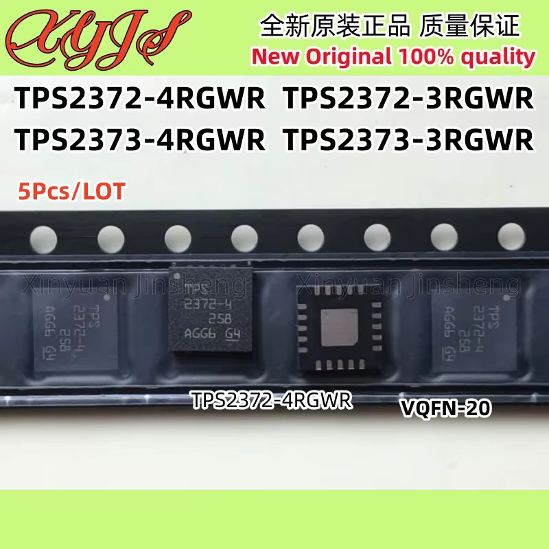 5er-Set RONGXINYUAN Elektronische Bauteile TPS2372 und TPS2373 in Schwarz - Bild 2