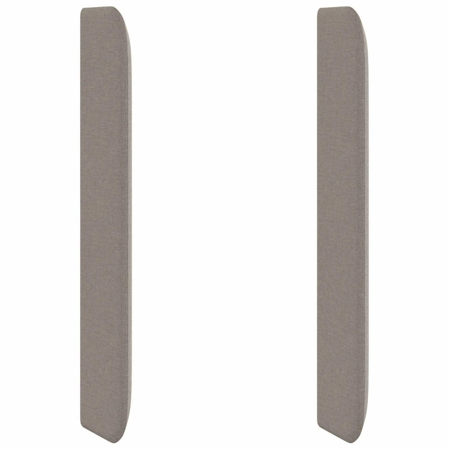 vidaXL Kopfteil Ohr in Taupe, gepolstertes Bettgestell aus Stoff, Breite: 80 cm, Tiefe: 16 cm, Höhe: 4 cm - Bild 2