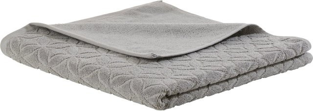 Modern Living Duschtuch Naime aus Baumwolle in Grau, Breite: 70 cm, Länge: 140 cm - Bild 1
