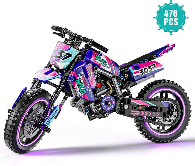 SEMBO BLOCK Motorrad-Spielzeug-Baustein-Set, Fahrzeuge - Bild 1