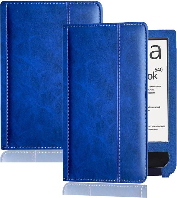 PocketBook Aqua 2 PB641 Ebook Reader Schutzhülle Skin Fit in Schwarz oder Blau - Bild 1